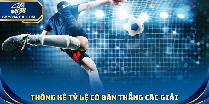 Thống kê tỷ lệ có bàn thắng trong các giải